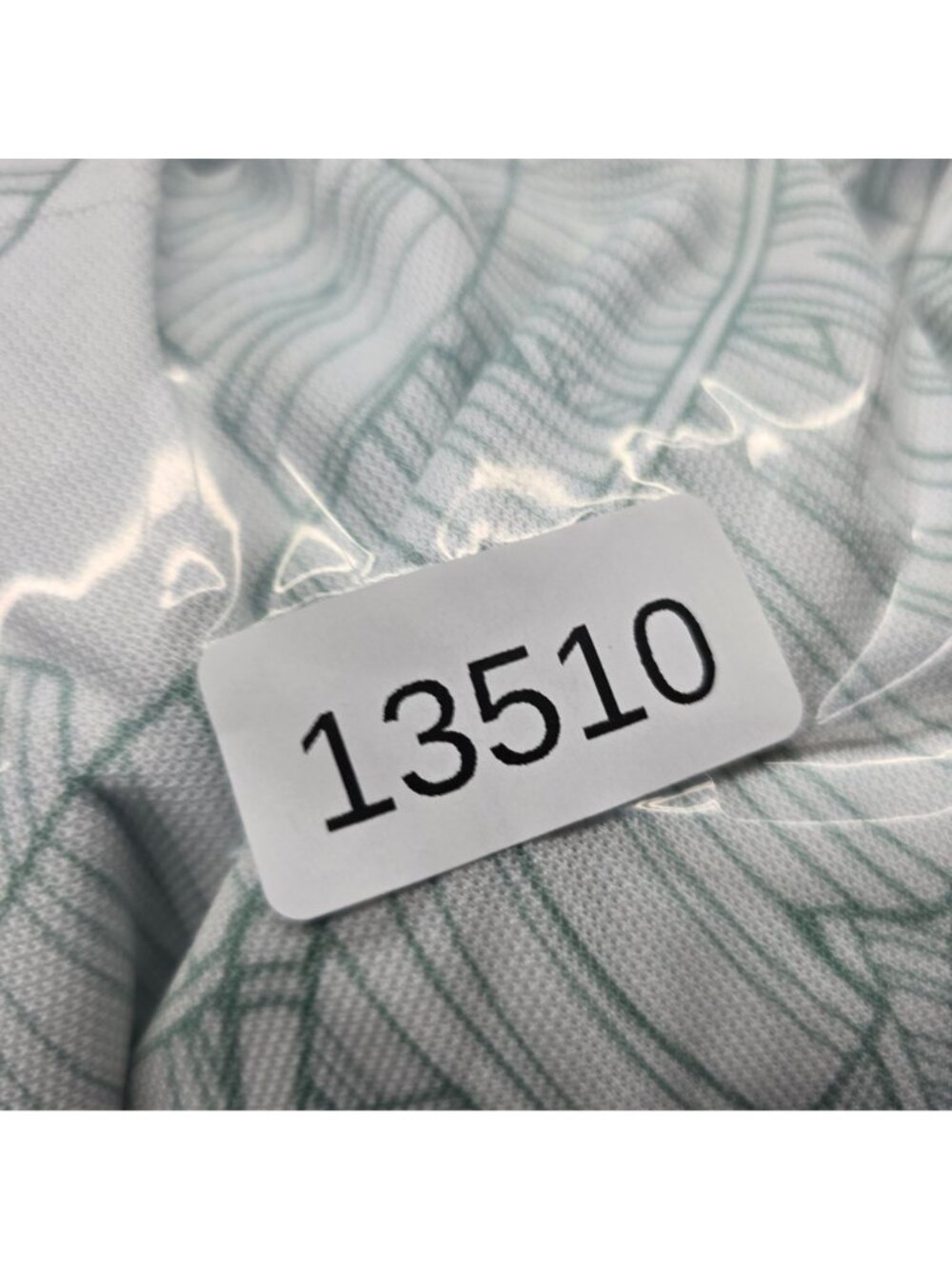 Mens Visitor Premium Green Leaf Polo Shirt 4-way stretch Polyester Size XXL - Picture 8 of 8